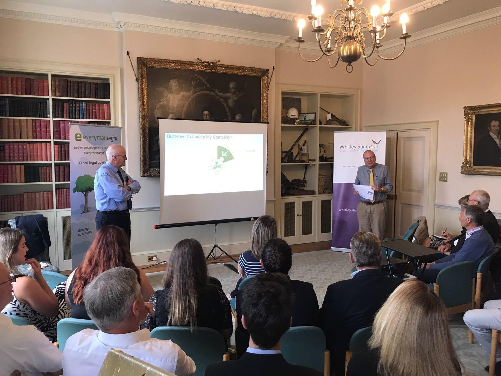 Whitley Stimpson hosts Business Succession Planning seminar in Witney