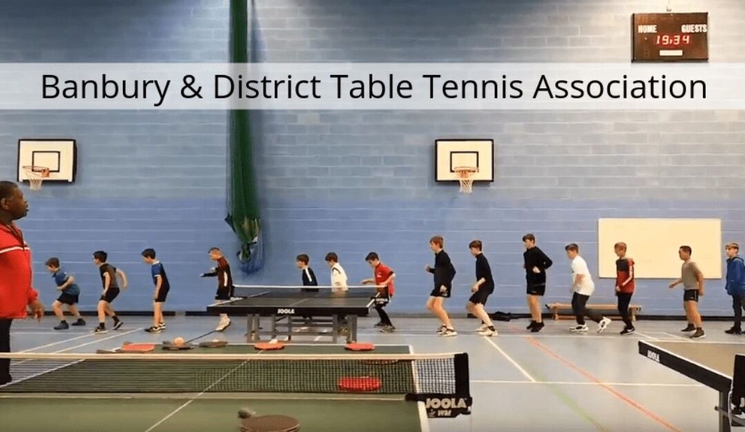 Whitley Stimpson sponsors Banbury & District Table Tennis Association (B&D TTA)