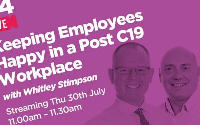 Keeping Employees Happy in a Post C19 Workplace video chat