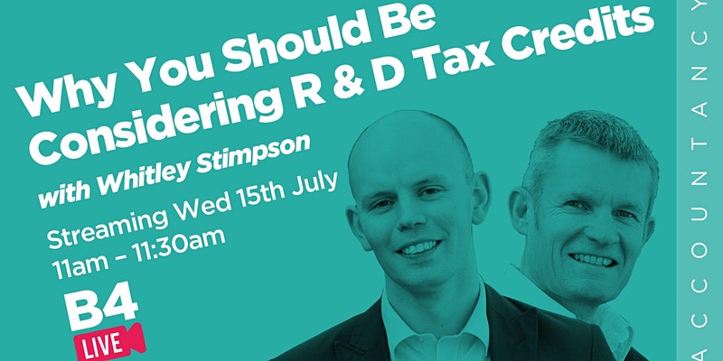 Why you should be considering R&D Tax Credits video chat
