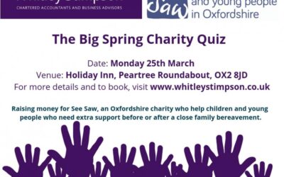The Big Spring Charity Quiz – Monday 25th March