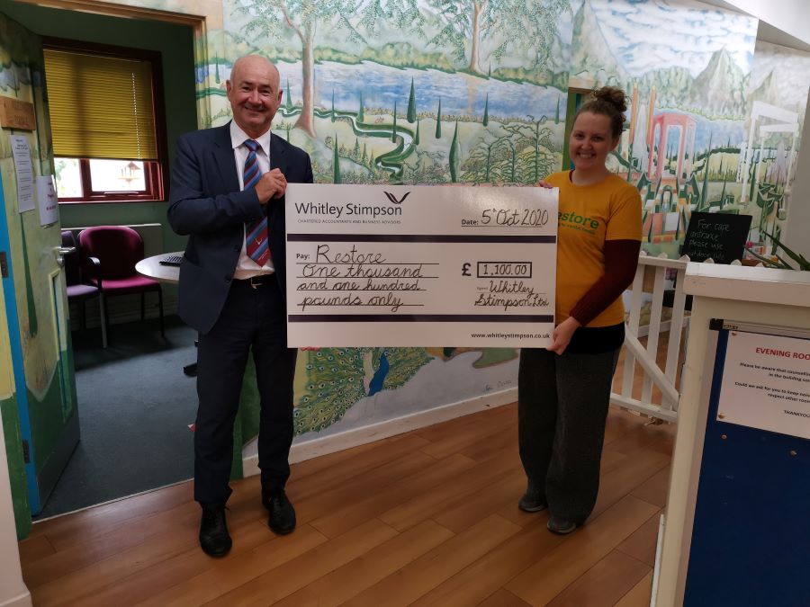 Whitley Stimpson restore funds for local charity