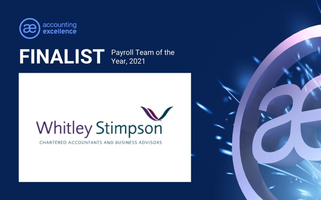 Whitley Stimpson shortlisted for Payroll Team of the Year Award