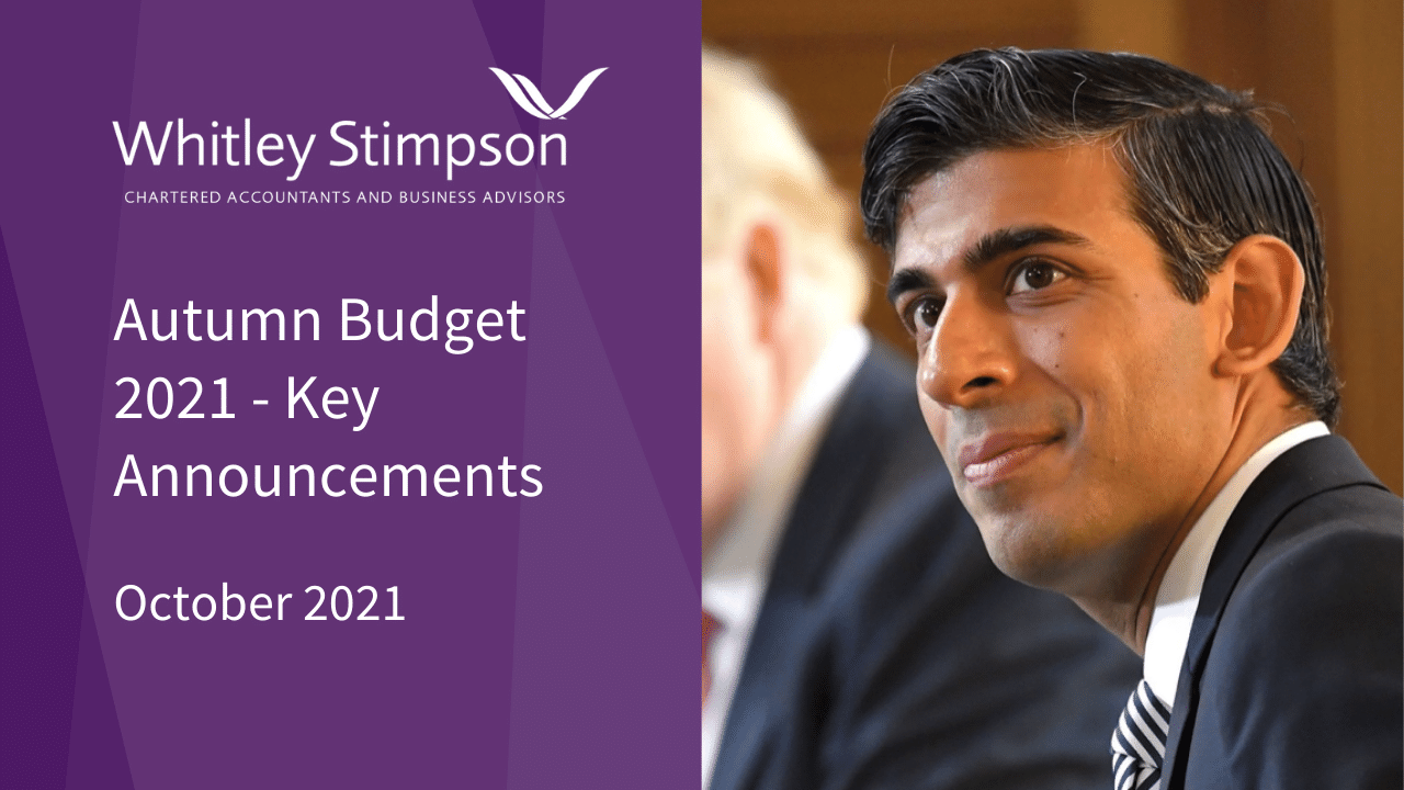 The key announcements from the Autumn Budget 2021