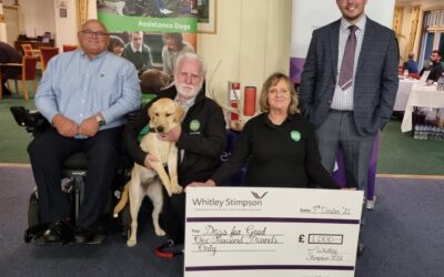 Golfers raise cash for Dogs for Good