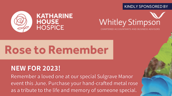 Whitley Stimpson sponsors Rose to Remember